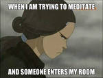 Trying to meditate by BookOfWaterbending