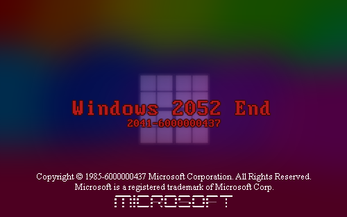 Windows 2052 Windows 2052 End (Stupidbear190) by AbrahamZambrano on DeviantArt