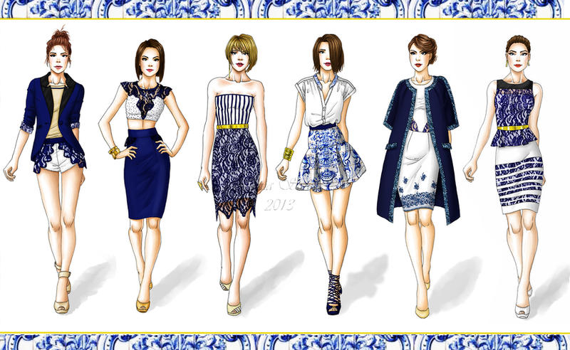 Collection porcelain and tiles by Tania-S