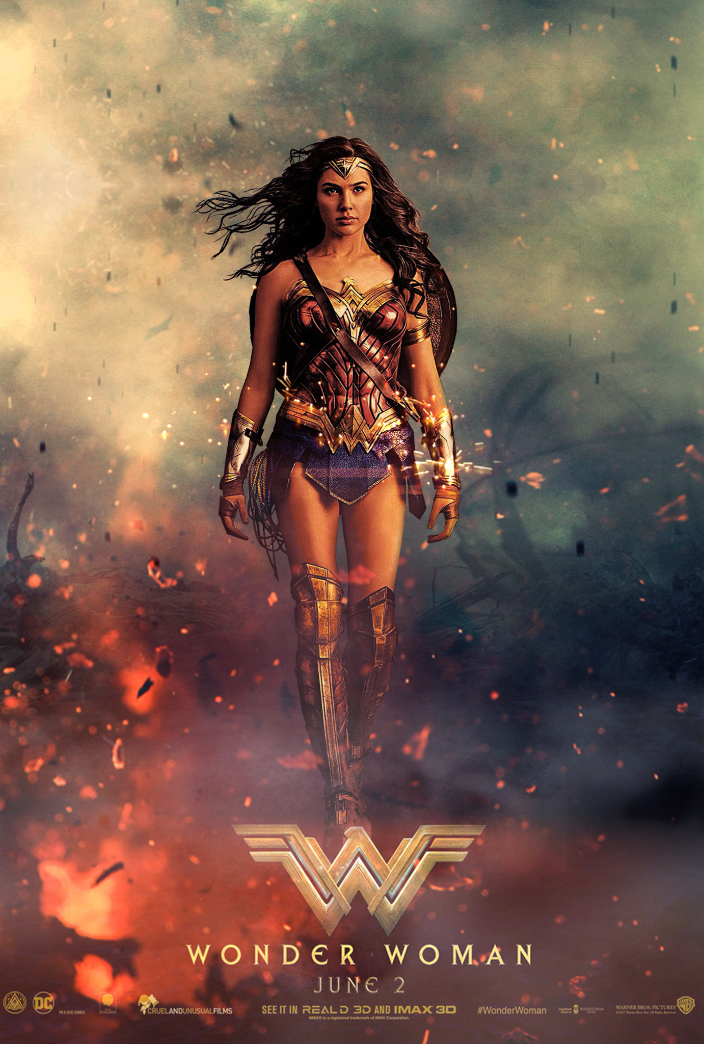 wonder woman movie poster