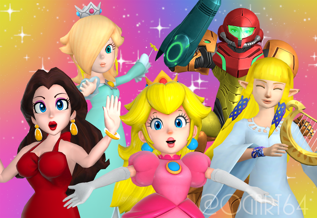 Nintendo Girls Deviantart Zelda Commission Nintendo :: Behance