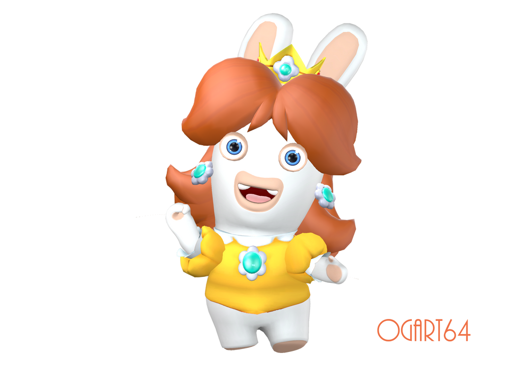 Rabbid Daisy Render by obeth0 on DeviantArt