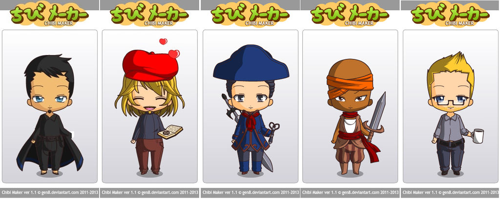 Assassin's Creed chibis-Friends