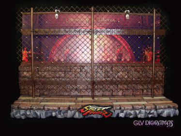 Diorama Vega stage Street Fighter