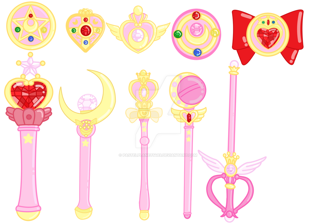 Sailor Moon Wands By PastelPlanet5489 On DeviantArt sailor-moon-wands-by-pastelplanet5489-on-deviantart
