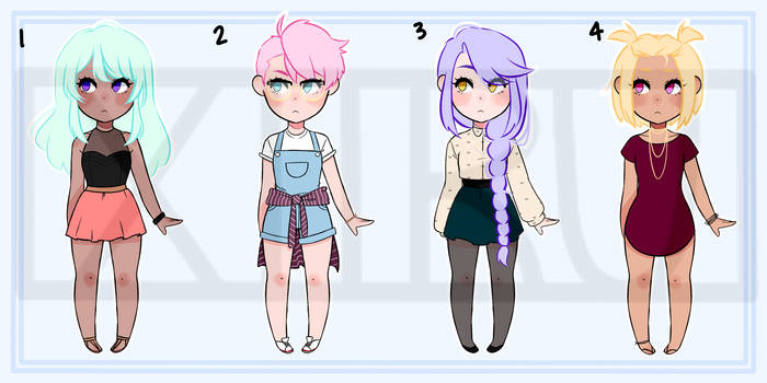 REDUCED $ [OPEN!] Adoptable Auction: Pastel Cuties