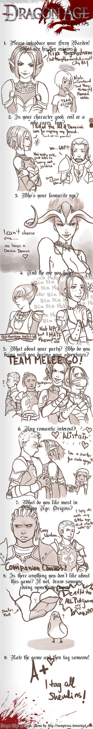 Dragon Age Origins meme