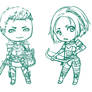 Dragon Age Origins - Chibis