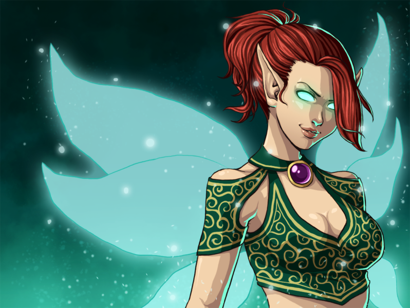 Dragon Age Origins - Elf by Lyshantia on DeviantArt