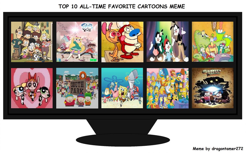 My Top 10 Favorite Cartoons by MCCToonsfan1999 on DeviantArt