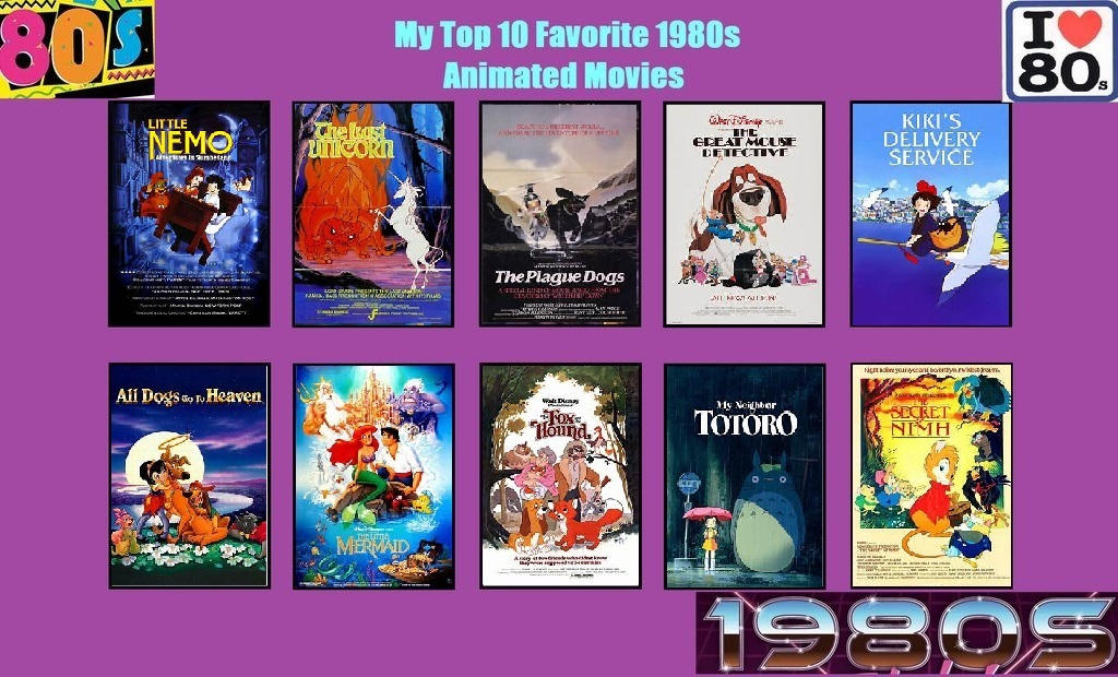 80 Animation My Top 10 Favorite 1980's Animated Movies by MCCToonsfan1999 on DeviantArt