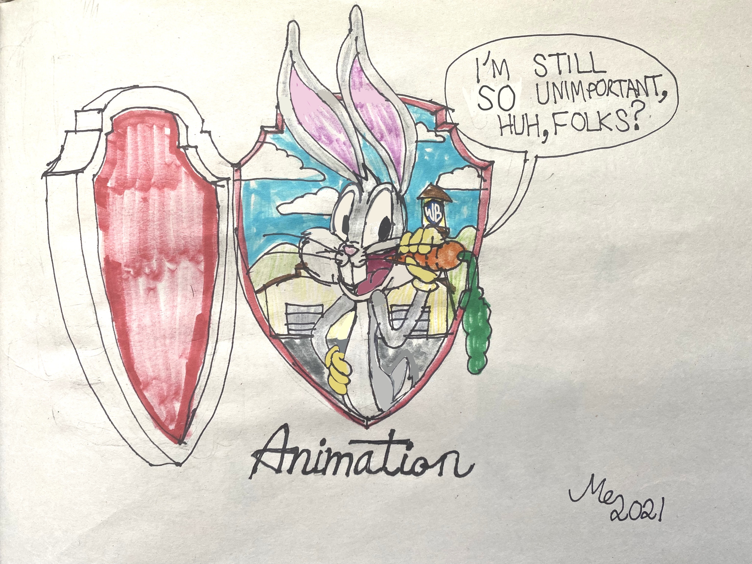 Custom WB Animation Logo(with Bugs Bunny) by MCCToonsfan1999 on DeviantArt