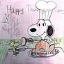 Snoopy and Woodstock-Thanksgiving Redraw