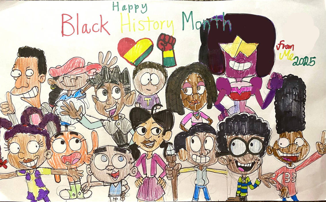 Deviantart Hisory Black History Month Tribute by MCCToonsfan1999 on DeviantArt