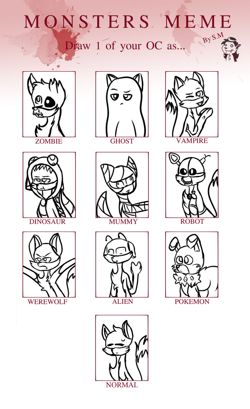 Monster Mem Monster meme by LovelySparkle12 on DeviantArt