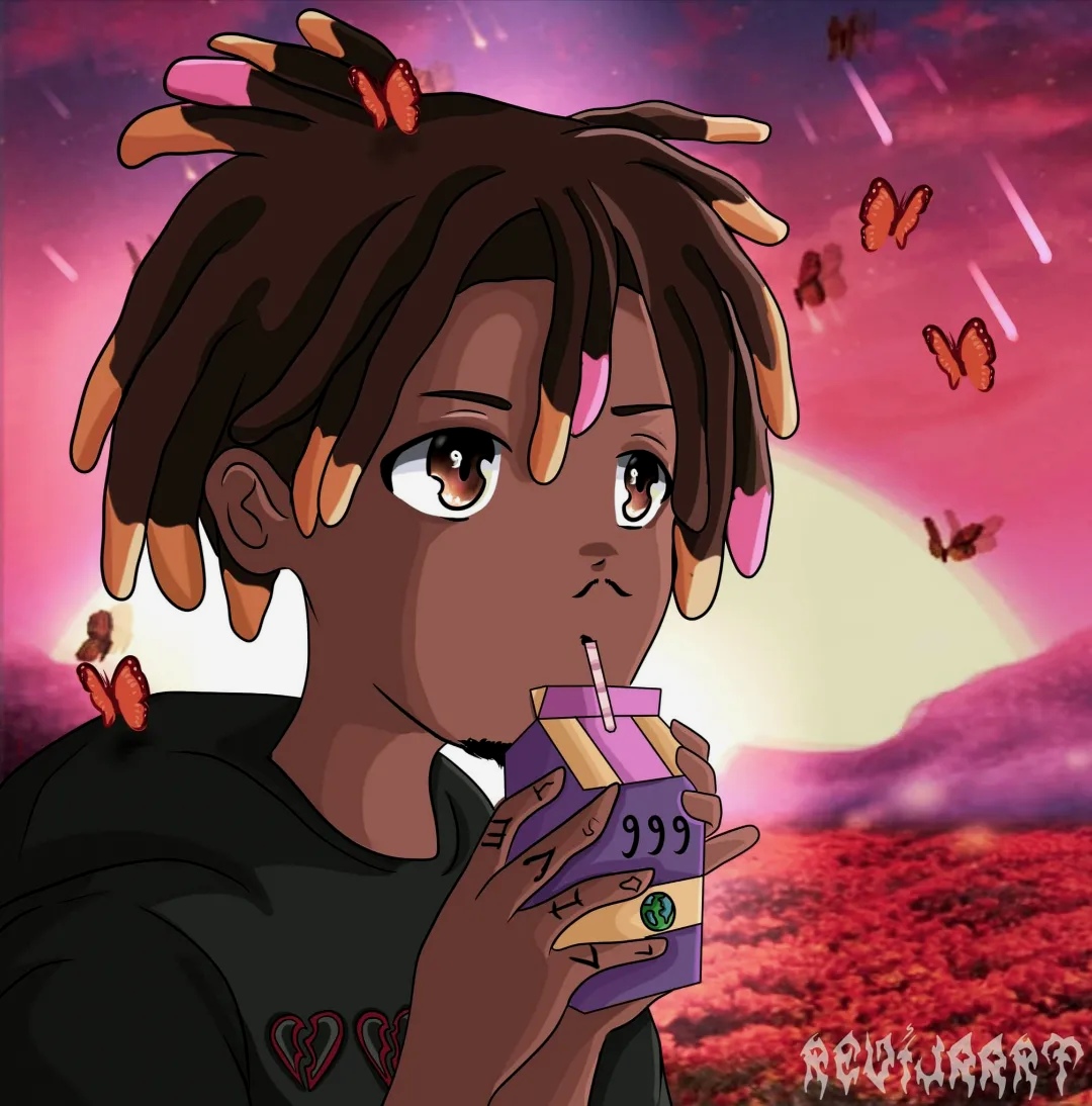 juice wrld anime art by Revijaart on DeviantArt