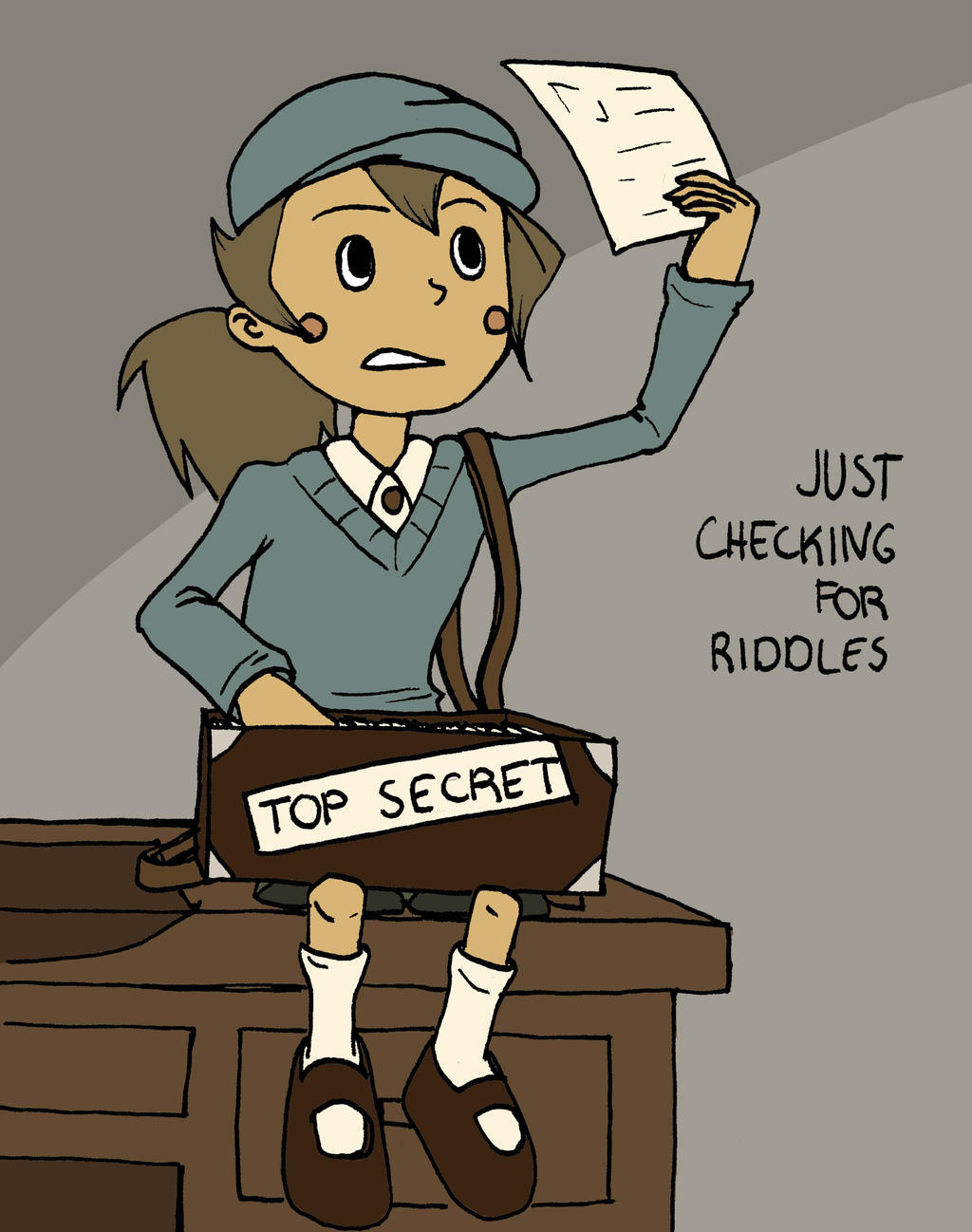 Just checking for riddles.. by DKettchen on DeviantArt