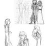 Sketches - Loki (and Sigyn)
