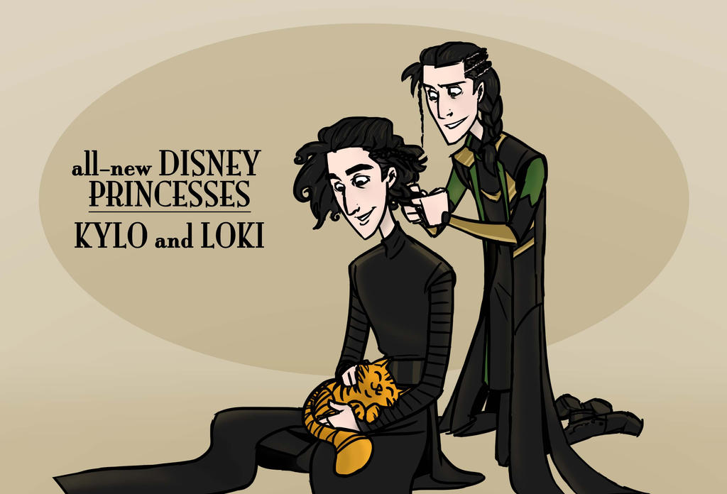 all-new Disney princesses - Kylo and Loki