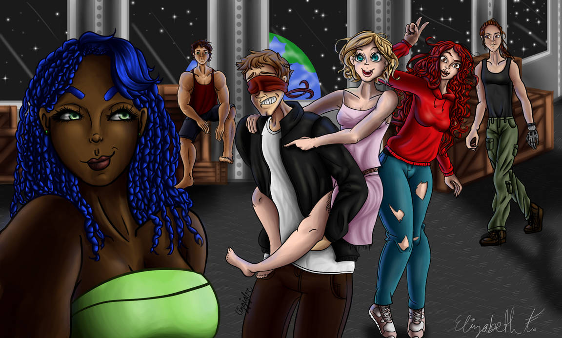 Spaceship Selfie by Lizgigler