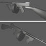 Tommy Gun Hi-poly WIP