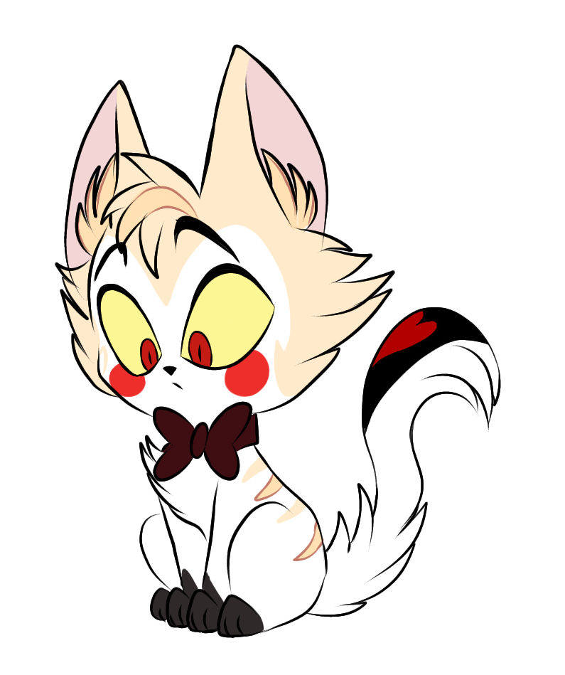 Lucifer Cat Sticker lucifer as a cat by OBubbleGummPopO on DeviantArt