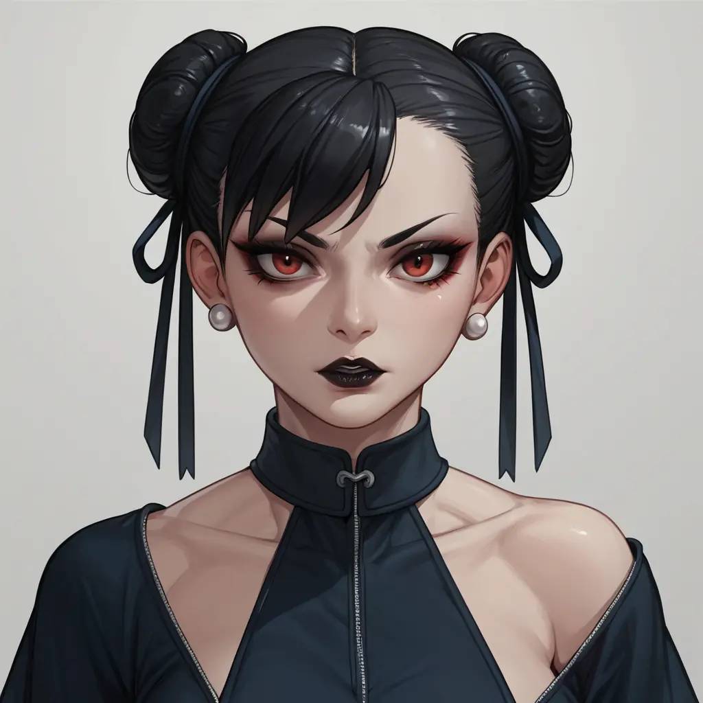 Gothic Li Characters Goth chun li by Thekingofnether88 on DeviantArt