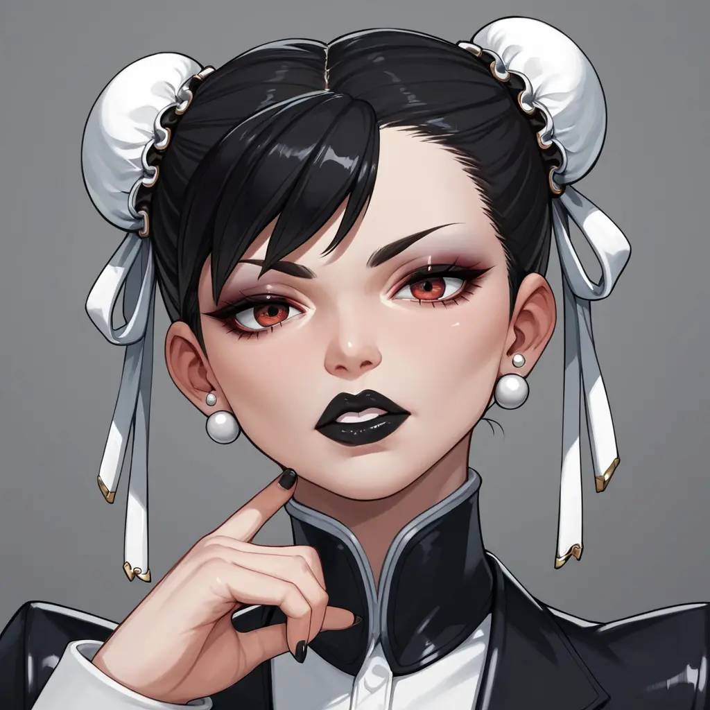 Gothic Li Characters Goth chun li 3 by Thekingofnether88 on DeviantArt