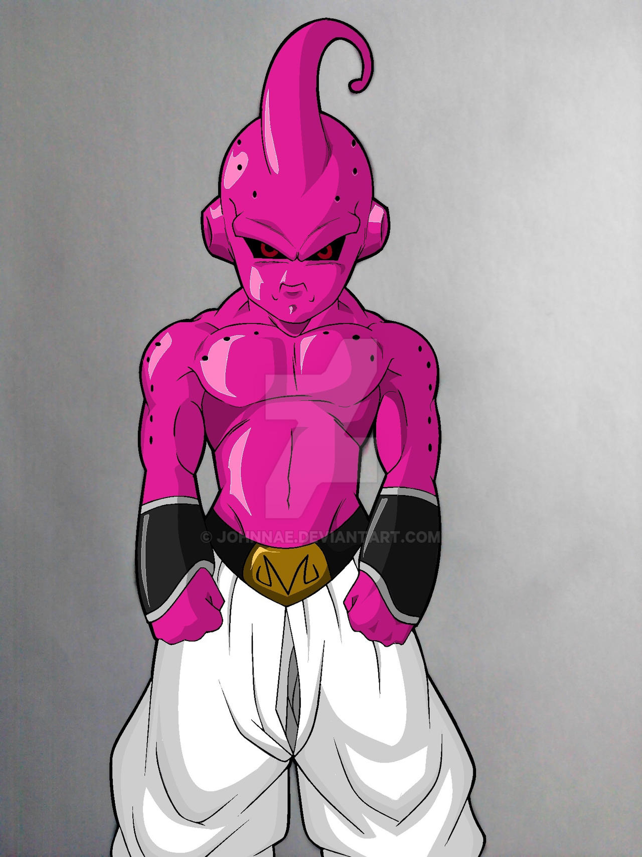 Kid Buu Painted By Johnnae On Deviantart