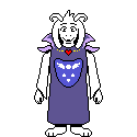 Adult Asriel (Colored Sprite)