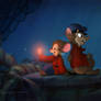 Fievel and Mrs. Brisby - Sharing