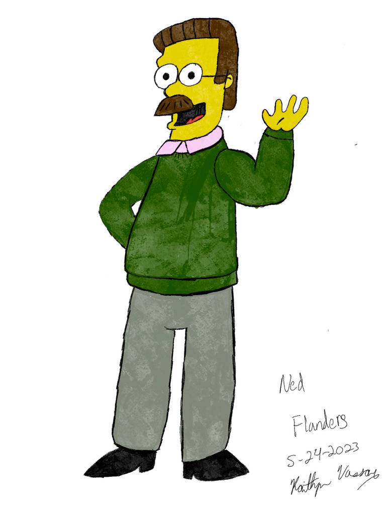 Ned Flanders by ArtFreak1993 on DeviantArt