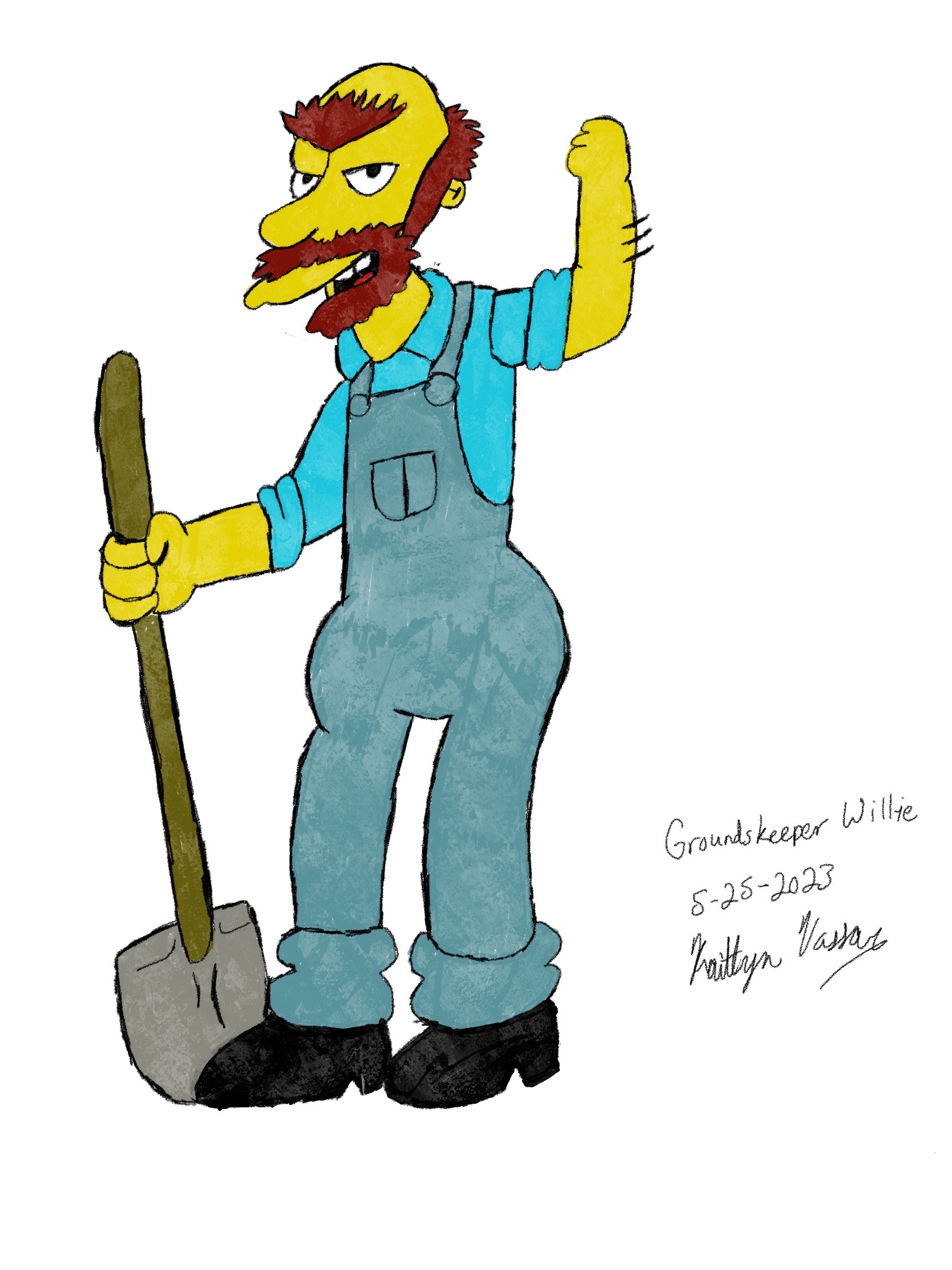 Groundskeeper Groundskeeper Willie by ArtFreak1993 on DeviantArt
