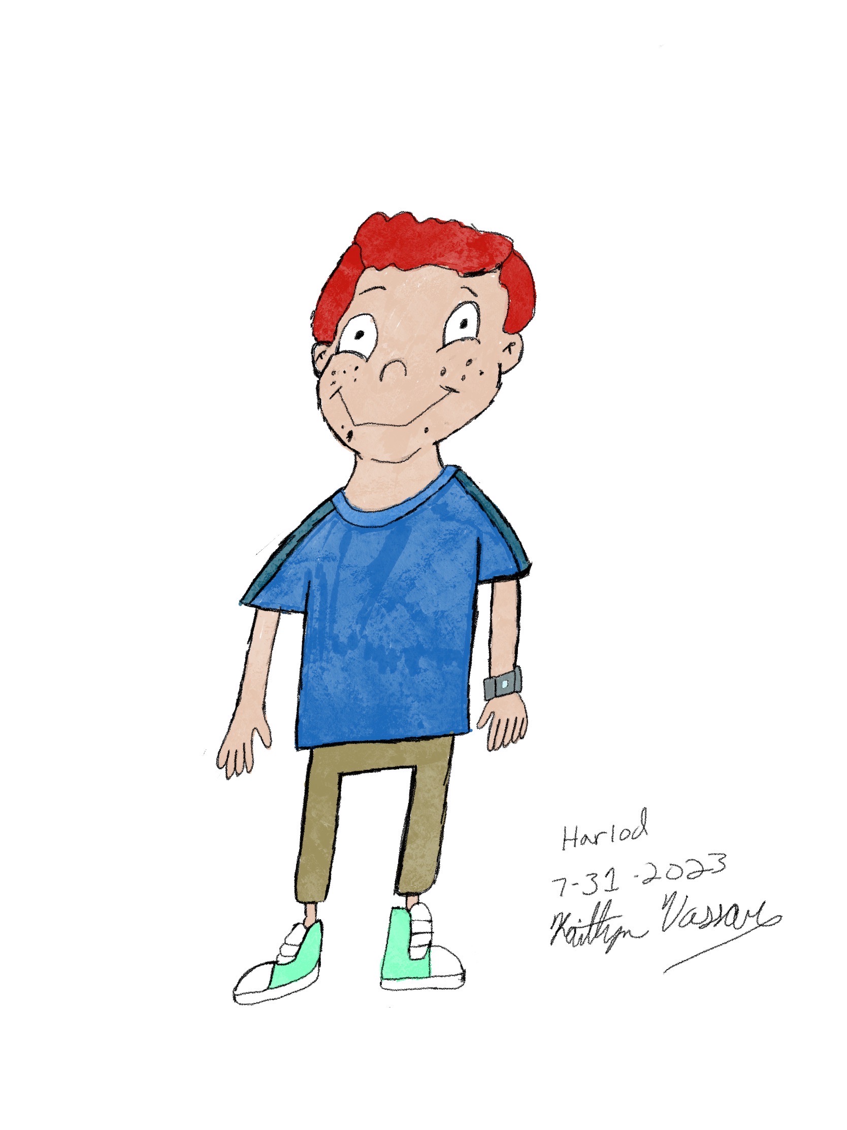 Harold Front View Harold by ArtFreak1993 on DeviantArt