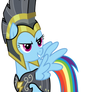 Rainbow Dash in her armor