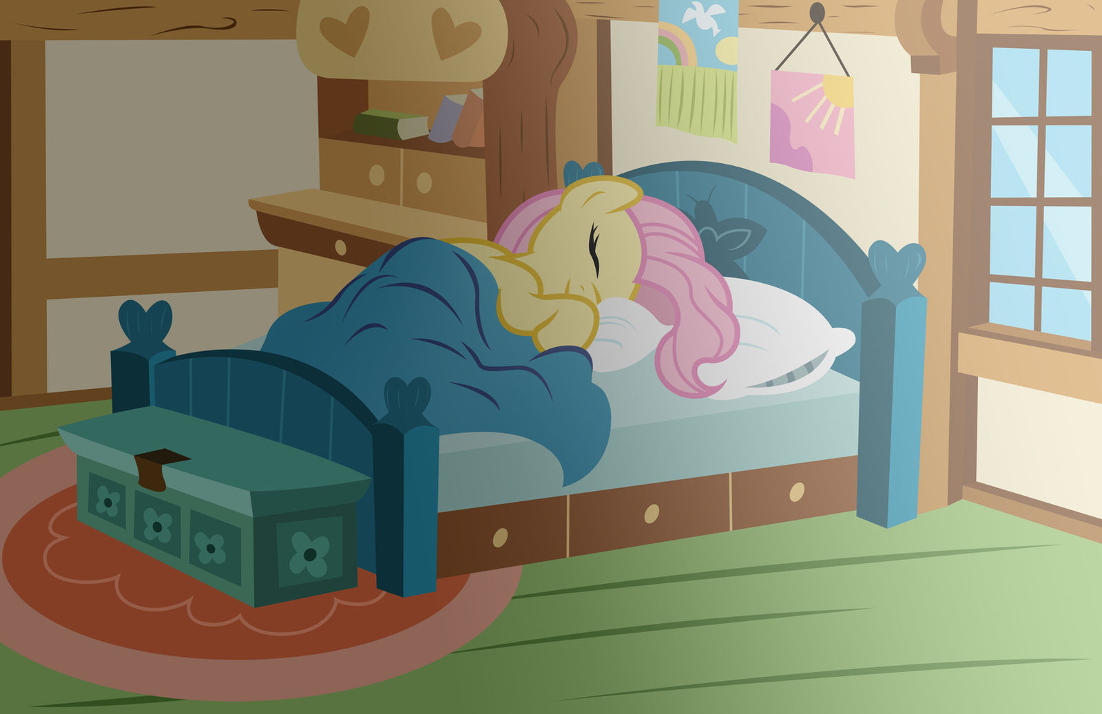 Fluttershy : All tucked up