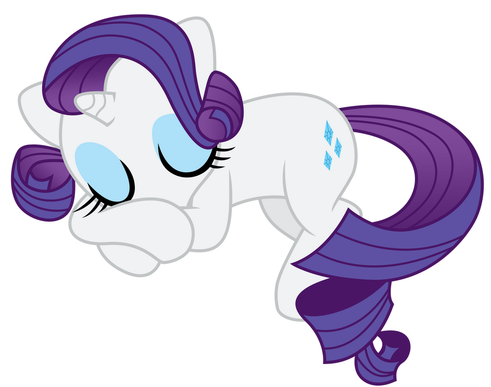 Sleeping Rarity by Kooner-cz on DeviantArt