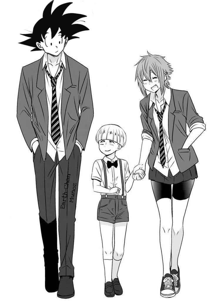 Goku x TomoChan by EarthChan15 on DeviantArt