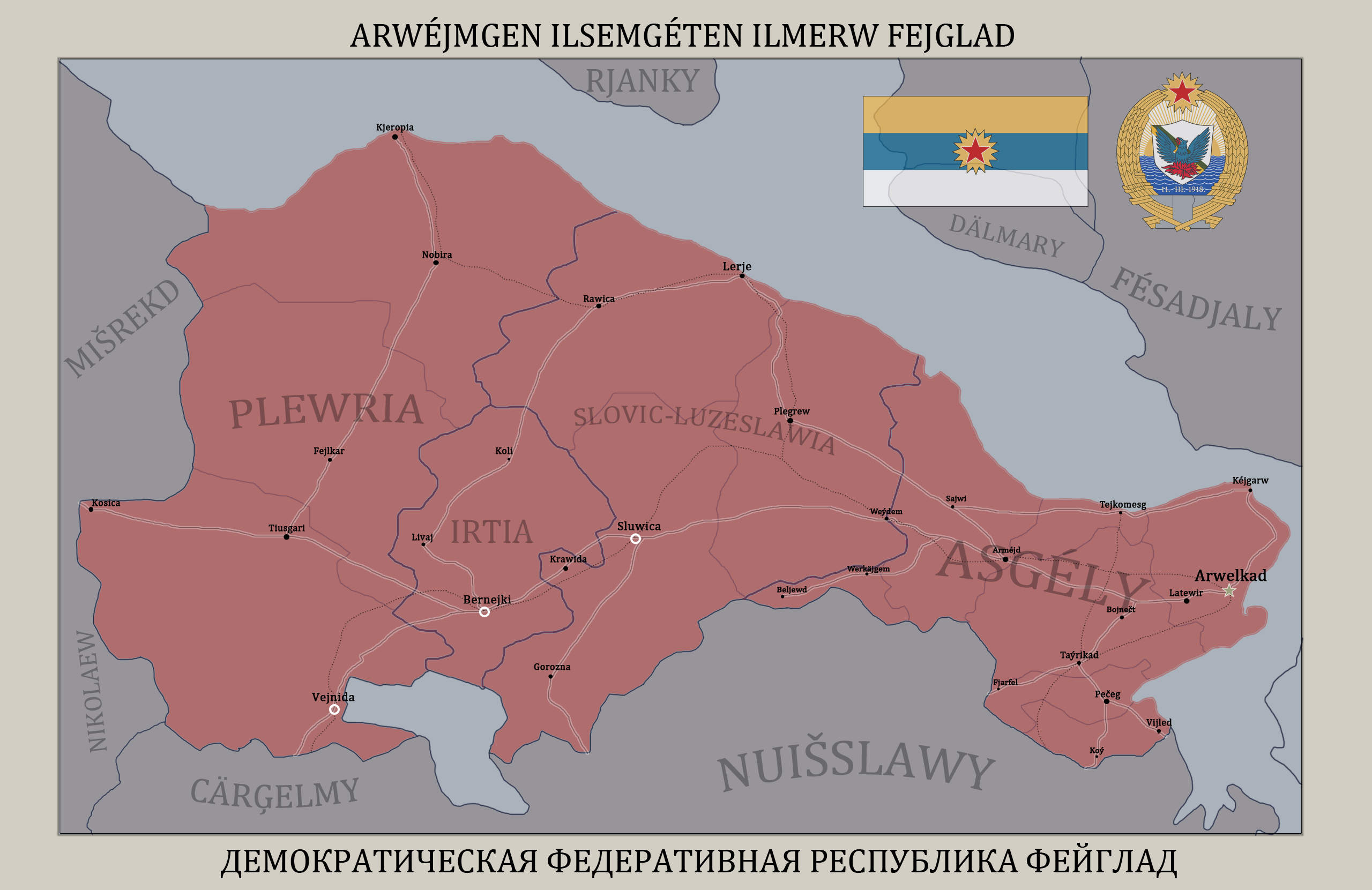 Map of DFR Feiglad by arwelkad on DeviantArt