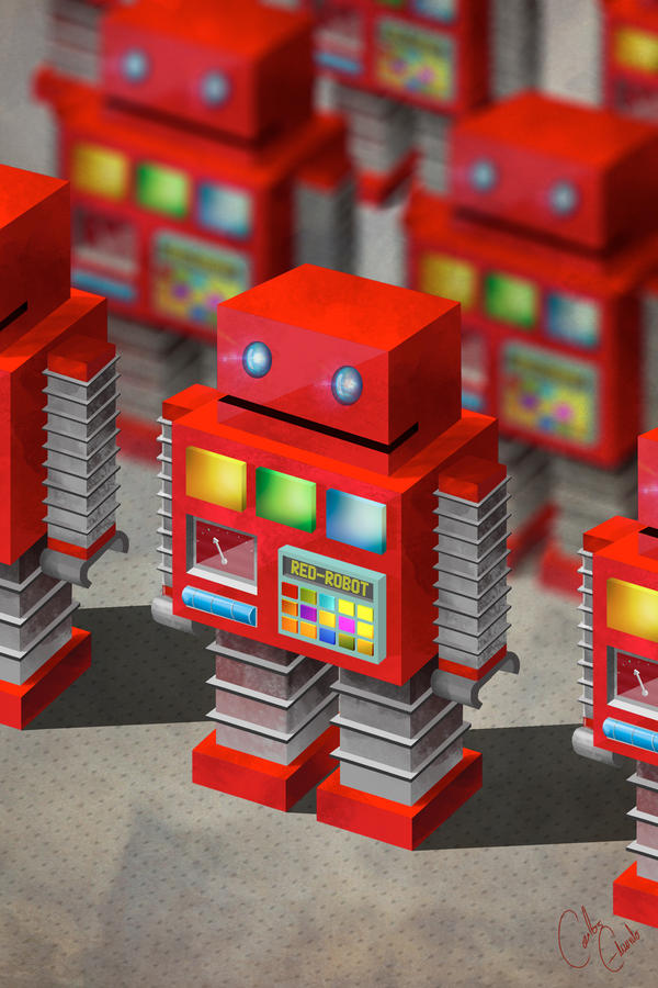 Robotics Red Box RedRobot by Linkcars on DeviantArt