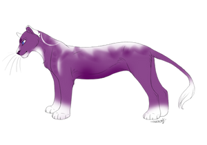 Purple/White Lion Adopt OPEN