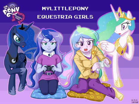 Equestria Girls Celestia and Luna