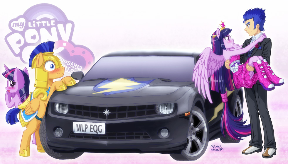 Equestria Girls Flash Sentry with Camaro