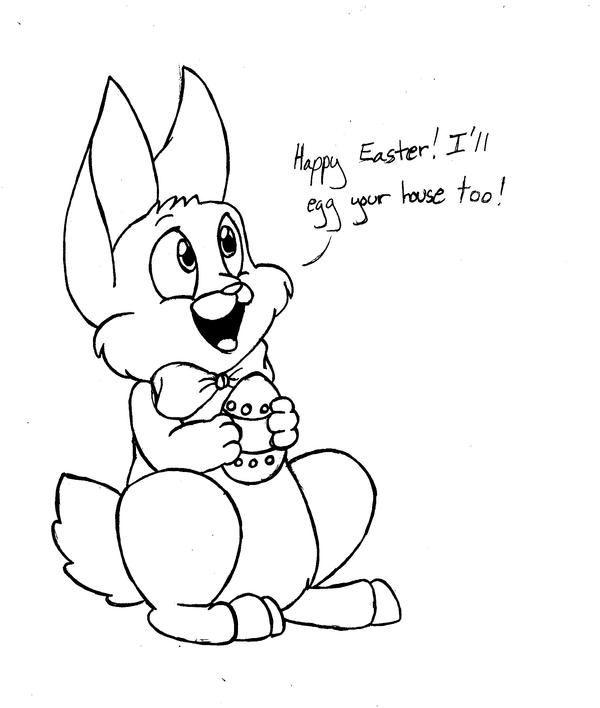 Happy Easter from a bunny