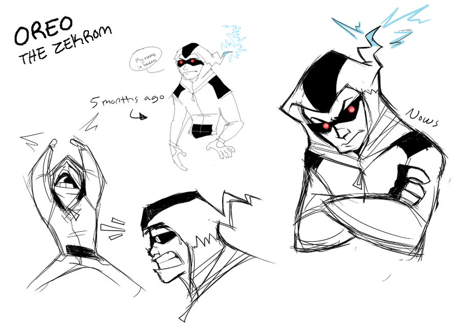 Oreo the Zekrom Sketches