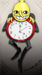 Lemongrab Clock by umbraethedark