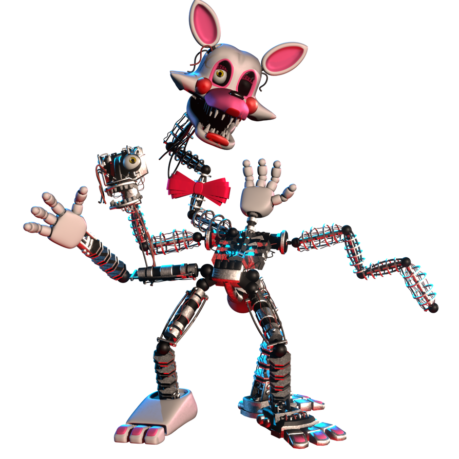 [BLENDER/FNAF] Mangle 2.8 Accuracy Materials Test by ...