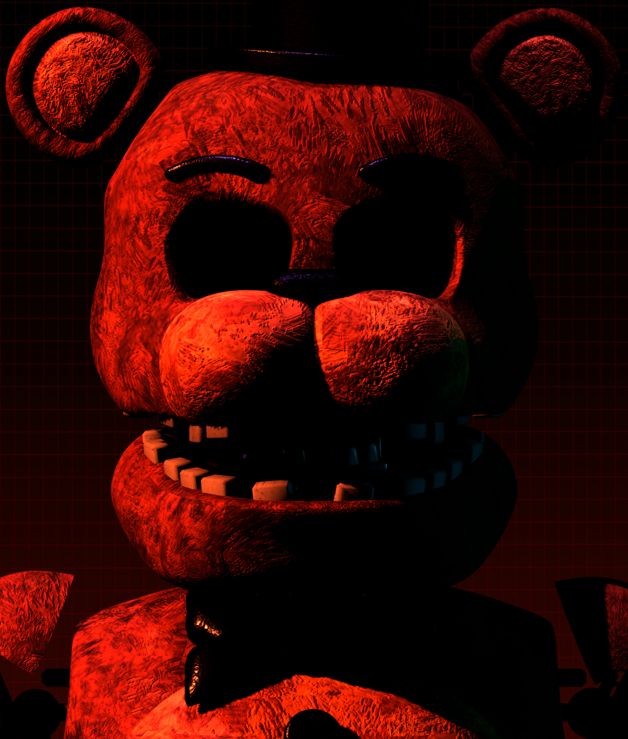 Corrigido Withered Freddy [Blender FNaF] por TRAWERT Papel de