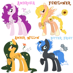 Season Pony Adoptables(All SOLD) by Piichu-Pi