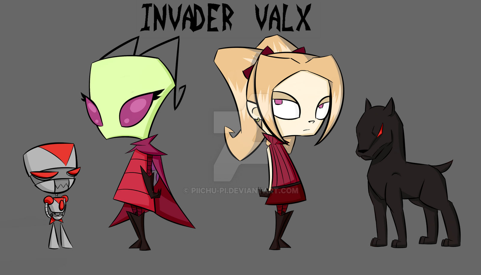 Invader Val Invader Valx by Piichu-Pi on DeviantArt